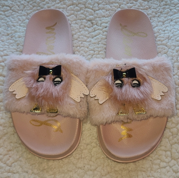 Sam Edelman Mackie Furry Faux-fur slide - Picture 3 of 5